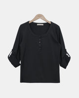 フート ロールアップ ロングスリーブ Tシャツ