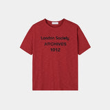 Saier Vintage Lettering Short Sleeve T-shirt