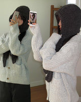 Jera String Knit Balaclava