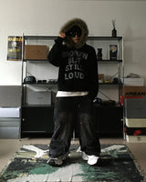 HX Broken Raccoon Hooded Zip-Up (3C)
