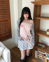 If Floral Long-Sleeve T-Shirt