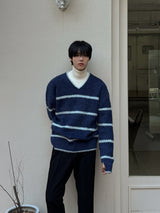 ASCLO Angora Arm Warmer V Neck Knit (4color)