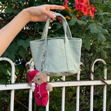 canvas mini-mini bag (3 colors)