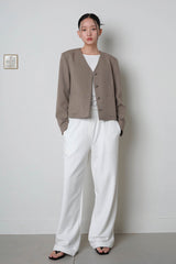 Wide string Sweat Pants_Ivory