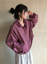 Quanta Check Loose-Fit Semi Crop Wind Jacket
