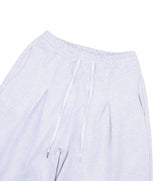 Star Lettering Patch Sweat Pants - White