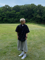 Youth linen short sleeve shirt 3C