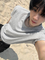Cropped Muscle Fit T-shirt