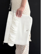 フリリッシュラップトップポーチ (white)