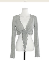 s/s wavy bolero wrap cd