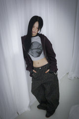 VIOLA WAFFLE ZIP UP