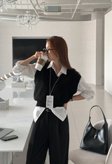 [Lè made/7,000 Sold] ルメイド ベーシック Vネック ベスト