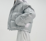グロッシーパールヌプシショートパッディング - 2 COLOR