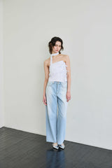 ELFIN SCARF TOP / WHITE