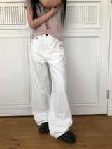 Winky Cotton Wide Pants