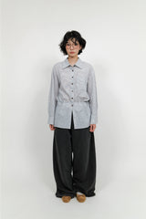 Cloudy Striped Blouse(2color)