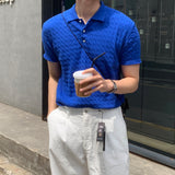 LMN beaker Cable Button Collar Short Sleeve Knitwear (11 colors)