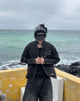 Rix tweed biker jacket