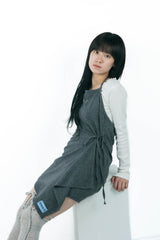 studs layered onepiece(gray)