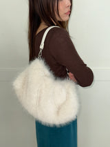 2way puppy bag white