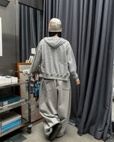 ナズピンタックベルティドバルーンスウェットパンツ