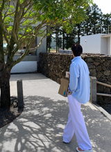 Deade 534 Off-White Linen Wide Denim