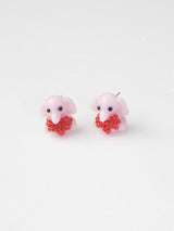 HEART PINK ELEPHANT EARRINGS