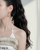 [少女時代 テヨン Piercing] ラブ プラネット ハギーズ ピアス - Silver Color