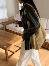[MADE] Blending leather jacket