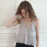 Maga sleeveless blouse (light gray)
