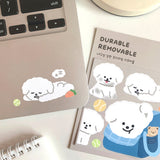 【1+1 SET】 Puppy Durable Removable Sticker