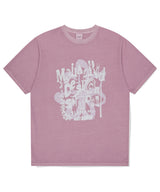フラワースターピグメントTシャツ