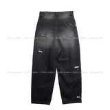 Funky Damage Wide Denim Pants