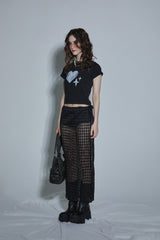 SEETHOUGH SKIRT