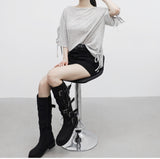 フィデルストリングスリットTシャツ