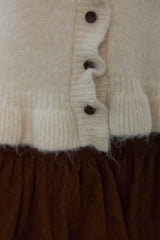 FROST FRILL KNIT CARDIGAN