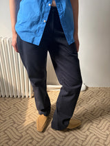 スラップ ボタン パンツ