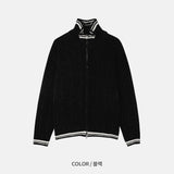 ベルベットヤーン二ッテードジップアップ (5color)