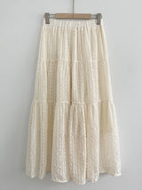 Elvia Lace Surgical Tiered Banding Skirt