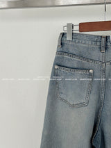 Insider pintuck wide jeans