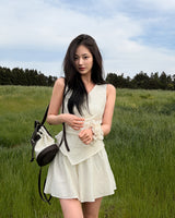 Relbit blouse & skort set