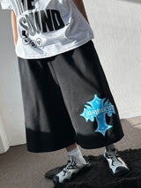 Aven Heavyweight Graphic Patch Bermuda Shorts 2color