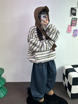 MINK🐻🧸RIVET STRING LONG WIDE PANTS 💙🖤2COLOR