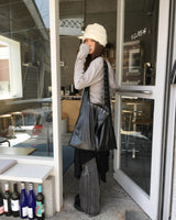 Shirring hood cardigan