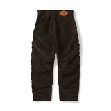 Built mild pants / Dark brown