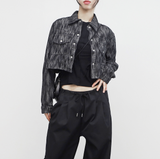 Leehen denim crop jacket