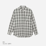 No.0860 ソフトチェックライトオーバーシャツ (3color)