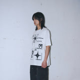 Untitled Gihahak Logo Pigment Wash Short Sleeve Off White