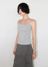 CURVE LINE SLIM SLEEVELESS