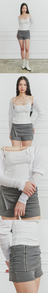 RUBY HOOK SHORTS charcoal
